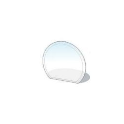 Vloerplaat rond 1200x1050mm glas 6mm, Huis en Inrichting, Kachels, Ophalen of Verzenden