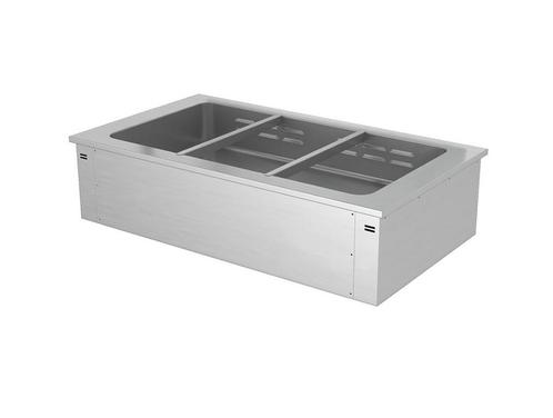 GGM Gastro | Bain-marie inbouw - 1,1m - 3x GN 1/1 | BA116A |, Zakelijke goederen, Horeca | Meubilair en Inrichting, Nieuw in verpakking