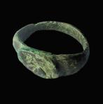 Oud-Romeins Brons Zoomormifiguur ring (Zonder Minimumprijs), Sieraden, Tassen en Uiterlijk, Antieke sieraden