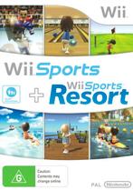 Wii Sports + Wii Sports Resort (Cardboard), Spelcomputers en Games, Games | Nintendo Wii, Verzenden, Zo goed als nieuw