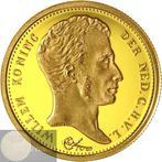 Nederland. 2 stuks verguld zilveren penning z.j. (3 gulden