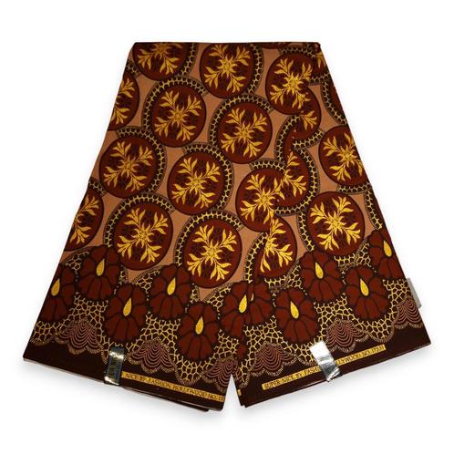 Afrikaanse stof - Exclusief versierd met glittereffecten 100, Hobby en Vrije tijd, Stoffen en Lappen, Nieuw, Ophalen of Verzenden