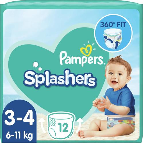 8x Pampers Splashers Zwemluiers Maat 3-4 (6-11 kg) 12 stuks, Kinderen en Baby's, Badjes en Verzorging, Nieuw, Verzenden