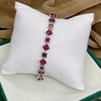***GEEN VEILINGRESERVE*** 10ct vierkante geslepen granaat, Sieraden, Tassen en Uiterlijk, Antieke sieraden
