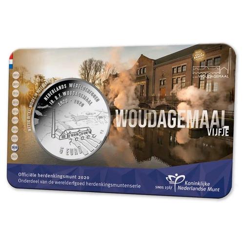 5 Euro 2020 Woudagemaal UNC Coincard, Postzegels en Munten, Munten | Nederland, Verzenden