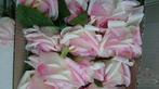 Zijden Roos Groot Roze Peach 60 cm per stuk, Huis en Inrichting, Woonaccessoires | Kunstplanten en Kunstbloemen, Ophalen of Verzenden