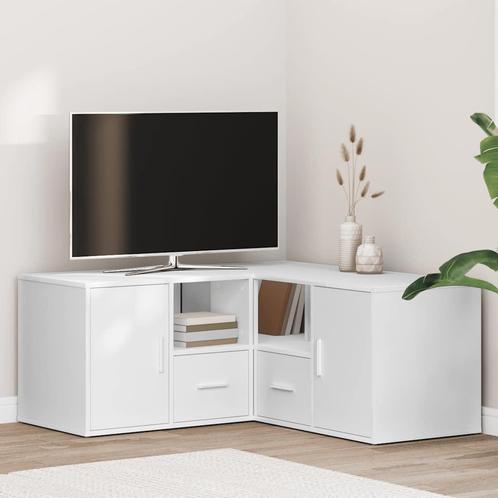 vidaXL Hoekkast 160x40x45 cm bewerkt hout wit, Huis en Inrichting, Kasten | Overige, Nieuw, Verzenden