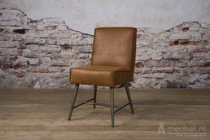 Eetkamerstoel Zonder Armleuning Belmonte - eetkamerstoele..., Huis en Inrichting, Stoelen, Bruin, Nieuw, Overige materialen