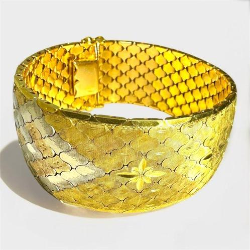 Armband - 18 karaat Geel goud - anni 50 - 77 g., Sieraden, Tassen en Uiterlijk, Armbanden