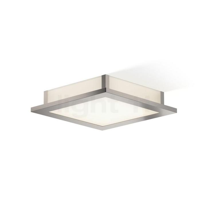 Decor Walther Kubic Plafondlamp, nikkel gesatineerd - 30 cm, Huis en Inrichting, Lampen | Plafondlampen, Nieuw, Verzenden