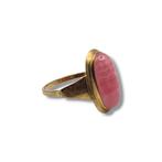 Zonder Minimumprijs - Ring - 8 karaat Geel goud Quartz, Nieuw