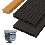 C-Wood vlonder totaalpakket 2,1 x 14 cm antraciet (3 mtr), Tuin en Terras, Terrasdelen en Vlonders, Verzenden, Nieuw, Kunststof