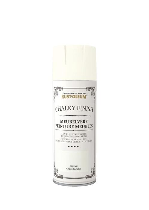 Rust oleum chalky finish meubelverf 400 ml, krijtwit,, Doe-het-zelf en Verbouw, Verf, Beits en Lak, Nieuw, Verzenden
