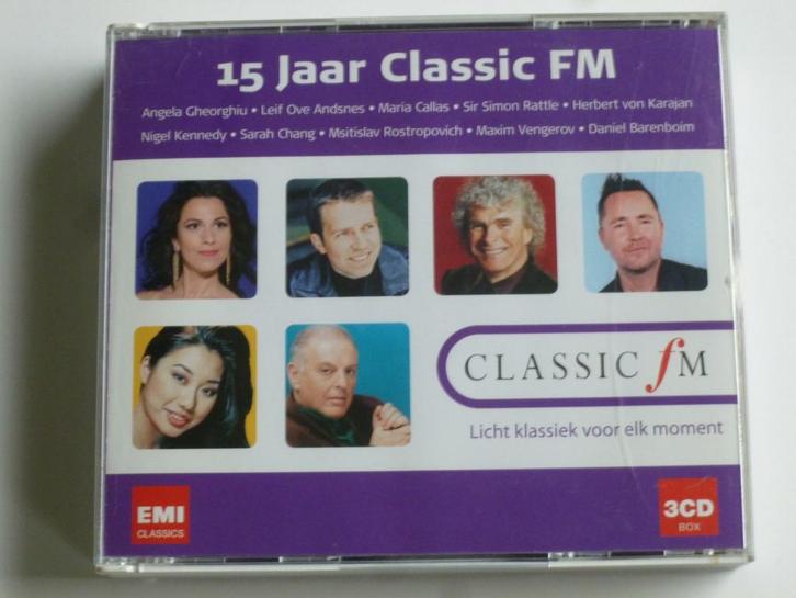 15 Jaar Classic FM - Licht Klassiek voor elk moment (3 CD), Cd's en Dvd's, Cd's | Klassiek, Zo goed als nieuw, Verzenden