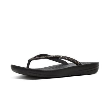FitFlop™ Iqushion Sparkle TPU zwart