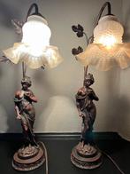 L&F Moreau - Staande lamp (2) - Brons - Tafellamp L&F Moreau