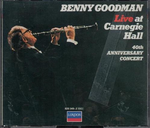 cd - Benny Goodman - Live At Carnegie Hall 40th Anniversa..., Cd's en Dvd's, Cd's | Jazz en Blues, Zo goed als nieuw, Verzenden