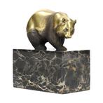 Beeldje - Panda - Brons, Marmer