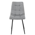 Stalen Eetkamerstoelen Blanca - Set van 2 - Lichtgrijs - Flu, Huis en Inrichting, Stoelen, Verzenden, Nieuw