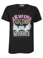 Shirt Rewind Zwart, Kleding | Dames, Overige Dameskleding, Nieuw, Verzenden