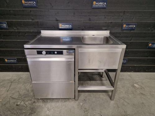 Wastafel voor voorlader | enkele wasbak | RVS | 120 cm, Zakelijke goederen, Horeca | Keukenapparatuur, Gebruikt, Wassen en Drogen