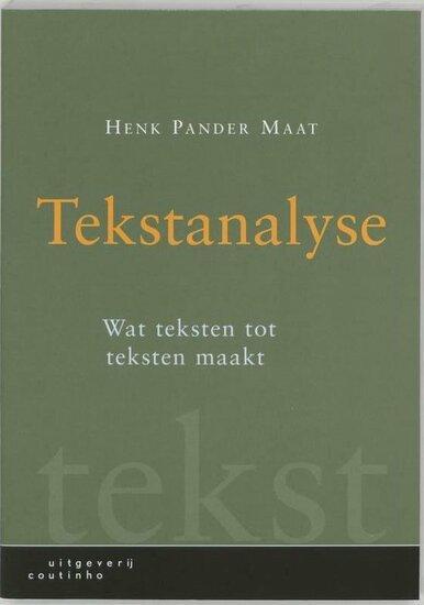 Tekstanalyse | 9789062833078, Boeken, Studieboeken en Cursussen, Verzenden