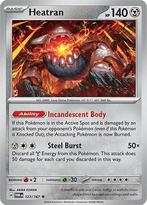 Heatran 123/167 reverse holo Twilight Masquerade, Hobby en Vrije tijd, Verzamelkaartspellen | Pokémon, Ophalen of Verzenden, Nieuw