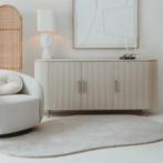 *WOONWINKEL* Tower Living Corbetta Lichtgrijs Dressoir Met R, Huis en Inrichting, Kasten | Dressoirs, Verzenden, Nieuw