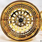 16 inch 4x100 4x114.3 JNC Wheels JNC046 Platinum Gold Velgen, Auto-onderdelen, Ophalen of Verzenden, Nieuw, 16 inch, Velg(en)