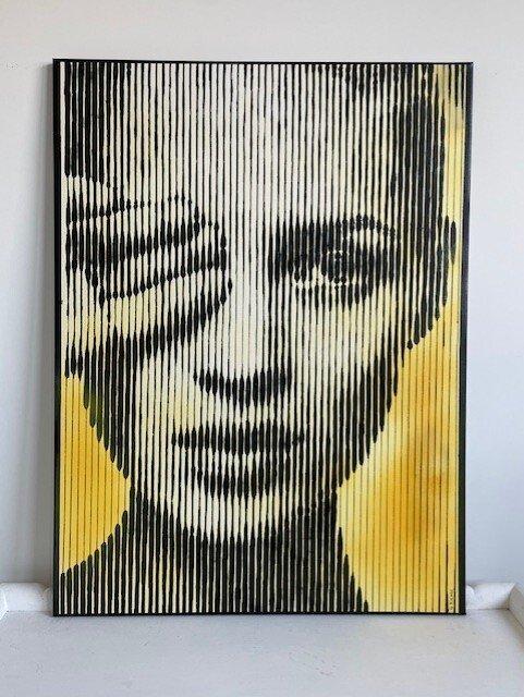 Gerke Rienks (1979) - Kate Moss, Antiek en Kunst, Kunst | Schilderijen | Modern