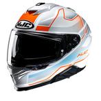 HJC i71 Iorix Wit Oranje Integraalhelm, Nieuw met kaartje, HJC, Integraalhelm, L