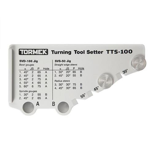 Tormek Hoekinstelmal voor houtdraaibeitels - Precisie en..., Doe-het-zelf en Verbouw, Gereedschap | Slijpmachines, Nieuw, Ophalen of Verzenden