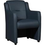 Leren eetkamerstoel Mass - Toledo Marine (blauw) - Met, Huis en Inrichting, Stoelen, Eigentijds, Modern, Blauw, Nieuw, Leer