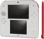 Nintendo 2DS roodwit, Spelcomputers en Games, Spelcomputers | Nintendo 2DS en 3DS, Verzenden, Gebruikt, Rood