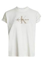 -15% Calvin Klein  Calvin Klein  maat XS, Kleding | Dames, T-shirts, Nieuw, Beige, Verzenden