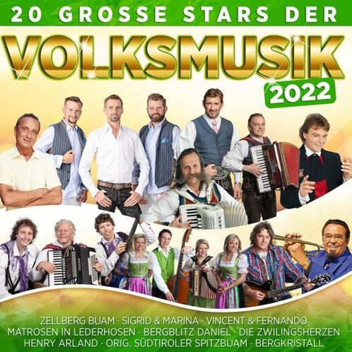 - 20 Grosse Stars der Volksmusik 2022 - (CD), Cd's en Dvd's, Vinyl | Wereldmuziek, Ophalen of Verzenden