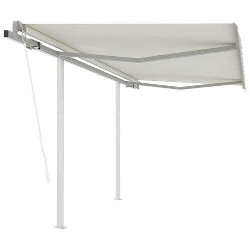 vidaXL Luifel automatisch uittrekbaar met palen 3x2,5 m, Tuin en Terras, Zonneschermen, Nieuw, Verzenden