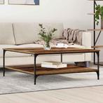 vidaXL Salontafel Oud hout 100 x 100 x 40 cm Bewerkt hout, Huis en Inrichting, Tafels | Salontafels, 100 tot 150 cm, Verzenden