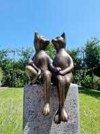 Beeldje - Cats in love - Brons, Antiek en Kunst