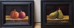 M. J. Manschot (XX) - Twee schilderijen met Appels en twee, Antiek en Kunst