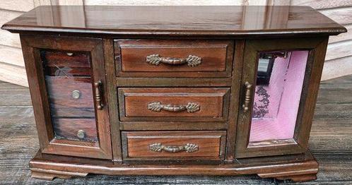 Sieradendoos - Glas, Hout, Antiek en Kunst, Curiosa en Brocante