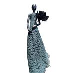 sculptuur, Poppy Lady - 54.5 cm - Composiet - Metaal, Antiek en Kunst
