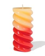 HEMA Stompkaars Ø6.5x13cm gedraaid lichtoranje-oranje, Huis en Inrichting, Verzenden, Nieuw
