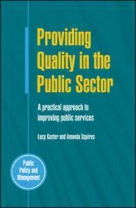 Providing Quality in the Public Sector by Amanda Squires, Boeken, Overige Boeken, Gelezen, Verzenden
