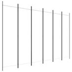 Kamerscherm 300x200cm Stof Wit | Retourdeal 35% Korting, Ophalen of Verzenden, Nieuw