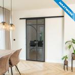 Stalen Schuifdeur met koofsysteem Zwart 5 Vlaks rond Maatwer, Nieuw, Metaal