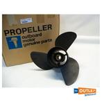 Bieden: Yamaha aluminium 3-blads propeller zwart - 6K1-4597, Ophalen of Verzenden, Nieuw