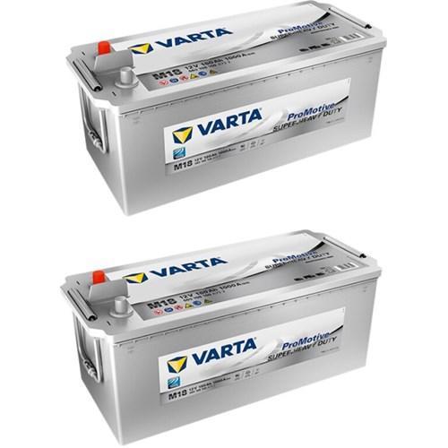 2 X Varta Promotive Silver M18 Accu 12V 180Ah, Auto diversen, Onderhoudsmiddelen, Verzenden
