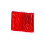 Reflector Vierkant Met Plakstrip 47,7x38,5mm Rood, Ophalen of Verzenden, Nieuw