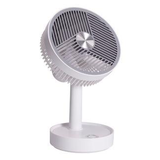 Tafelventilator | Gardalux | Ø 13 cm (Oplaadbaar, USB, Wit), Witgoed en Apparatuur, Airco's, Nieuw, Verzenden